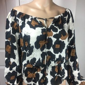 Michael Kors Animal Print Top